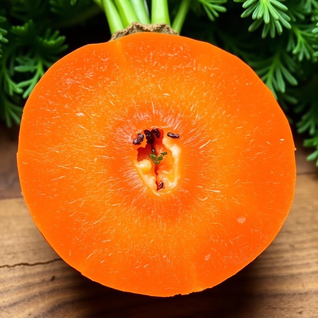 Carota Novella di Ispica IGP fresca appena raccolta con ciuffo verde