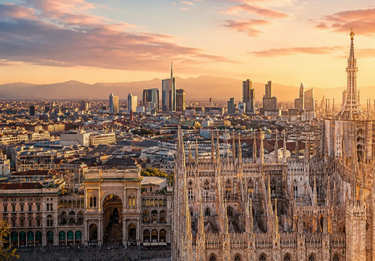 Milano: veduta della città