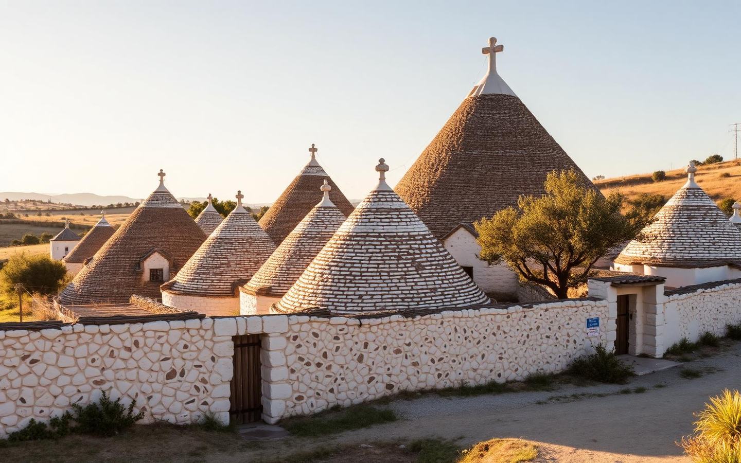 Trulli e ulivi della Valle d'Itria in Puglia