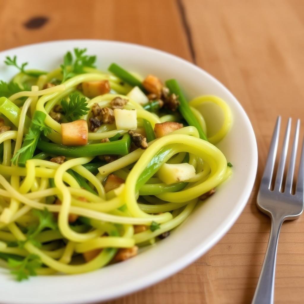 Puntarelle alla romana con condimento di aglio, alici e olio
