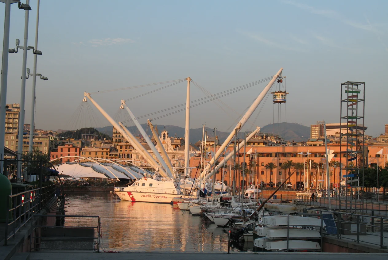 Genova: veduta della città