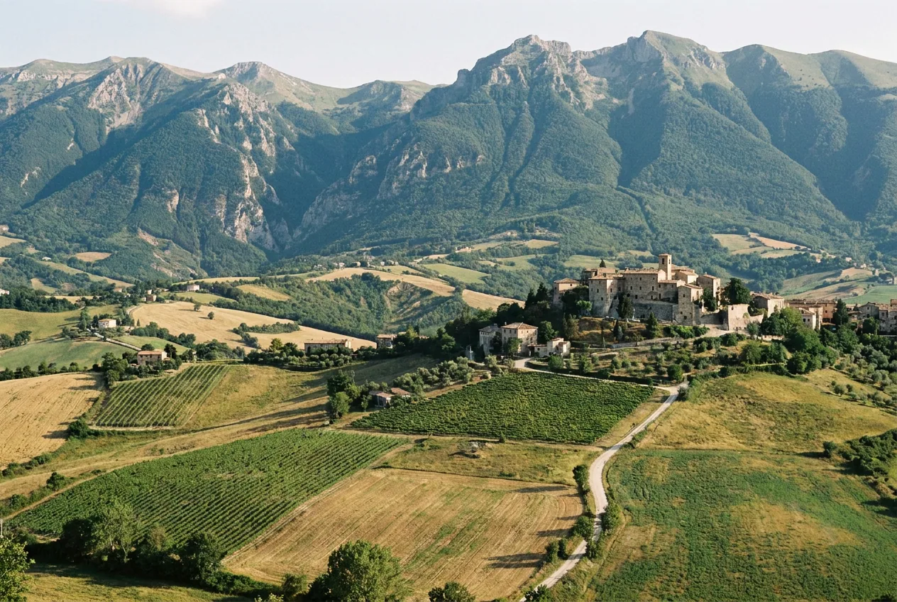 Fioritura sull'altopiano di Castelluccio nei Monti Sibillini
