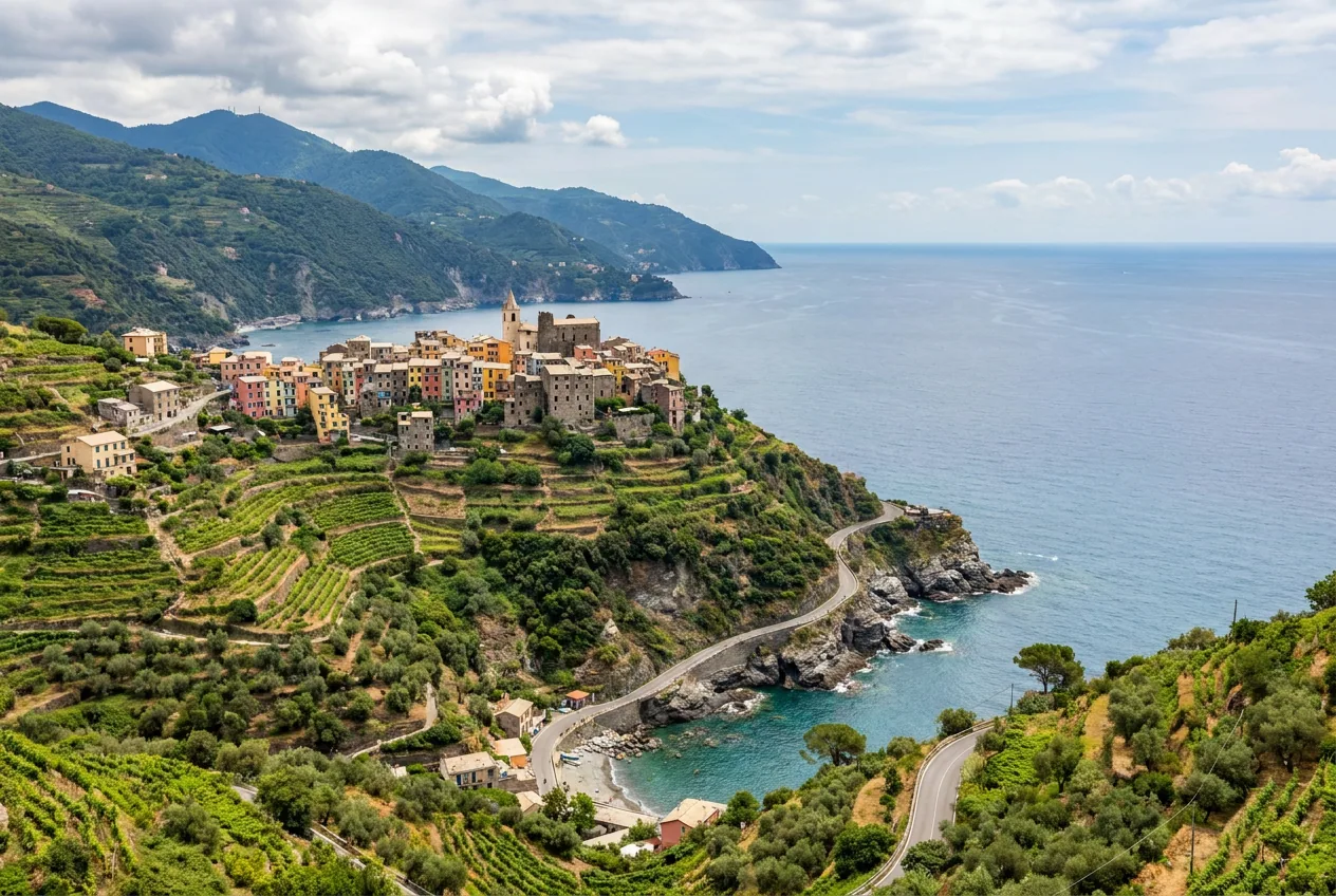Uliveti terrazzati sulla Riviera di Ponente ligure