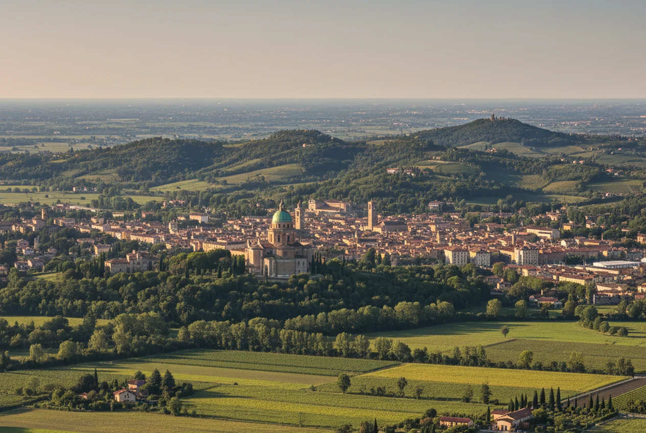 L'altopiano di Asiago con i pascoli dei Sette Comuni vicentini