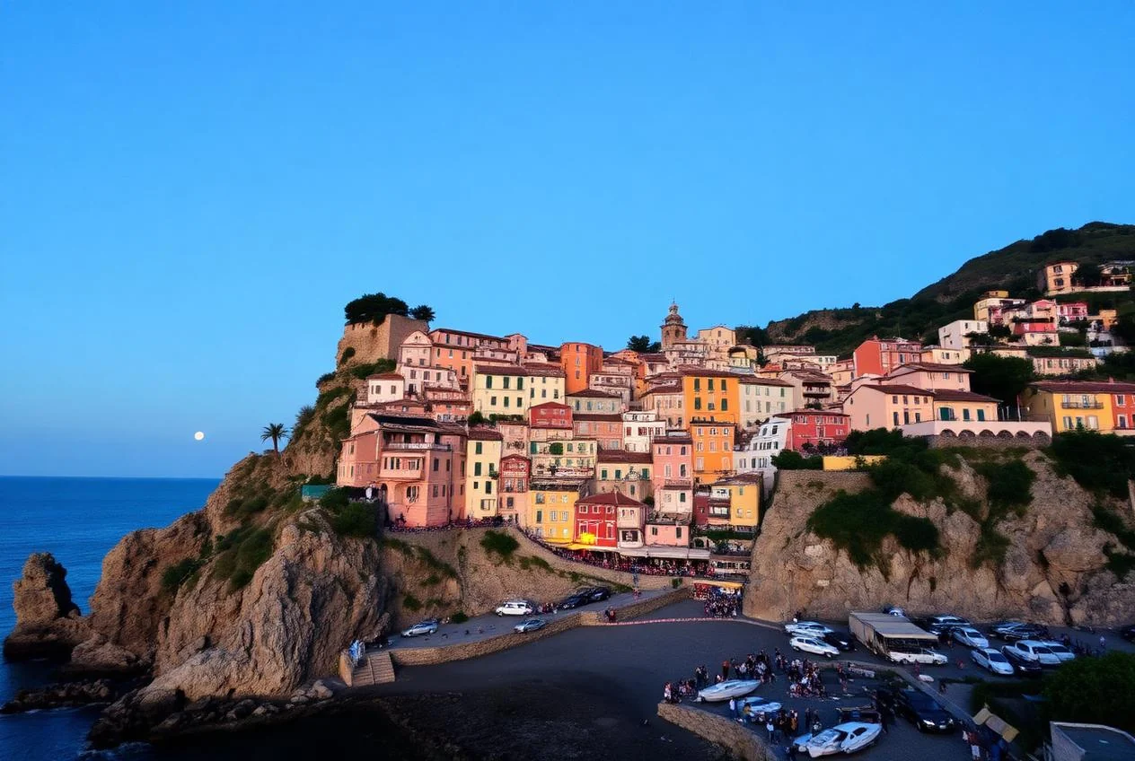 I terrazzamenti a vigneto delle Cinque Terre a picco sul Mar Ligure