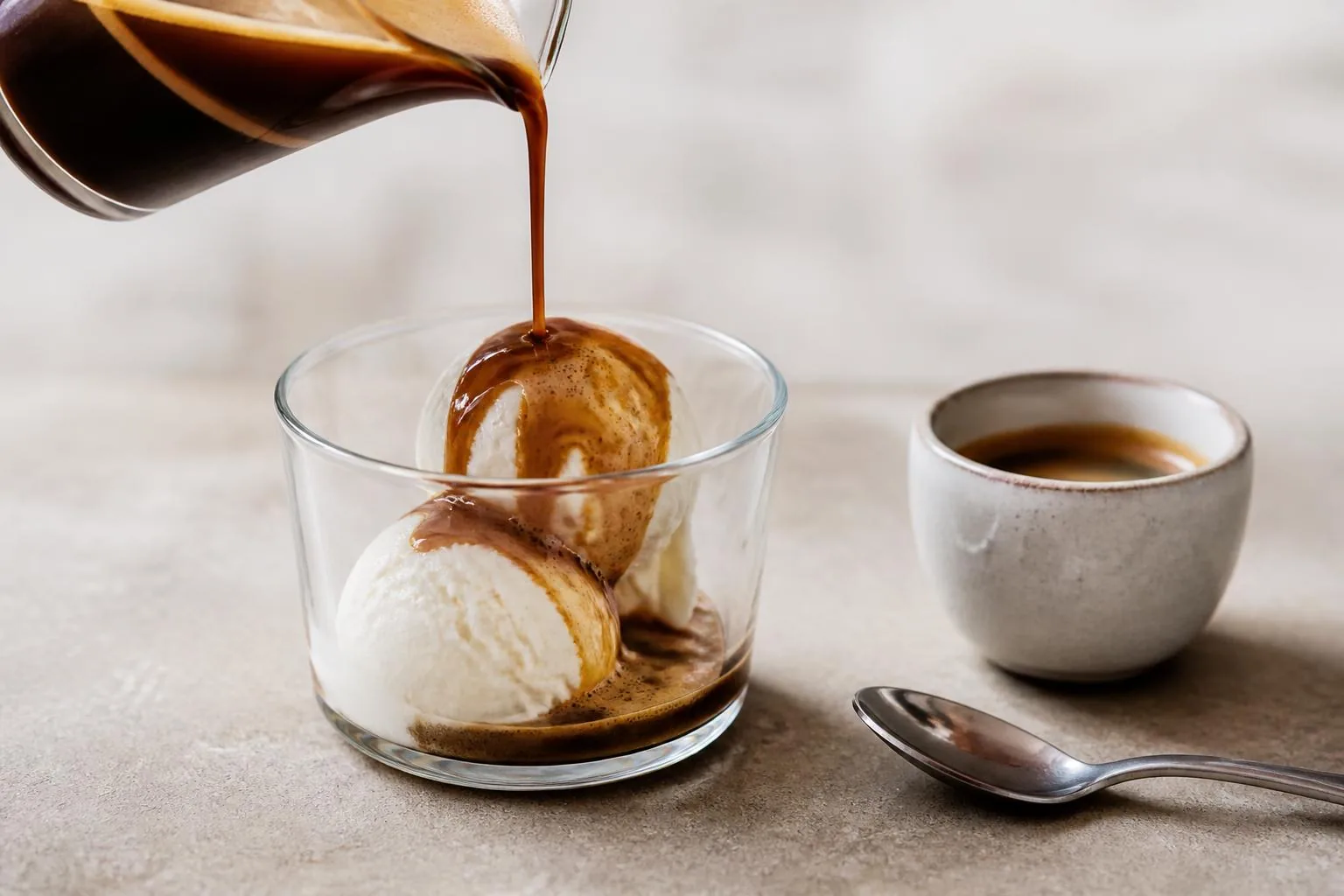 Affogato al caffè