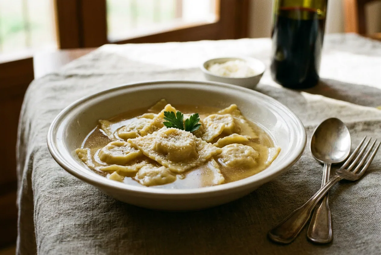 Agnoli mantovani in brodo — Primi piatti