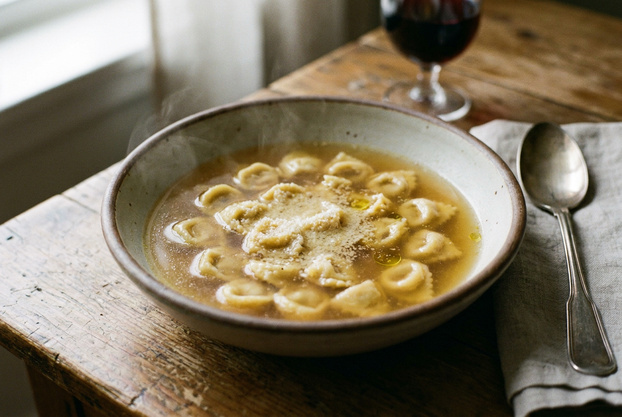 Anolini in brodo — Primi piatti