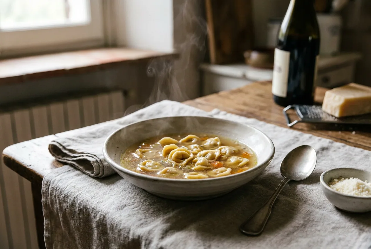 Cappelletti marchigiani in brodo — Primi piatti