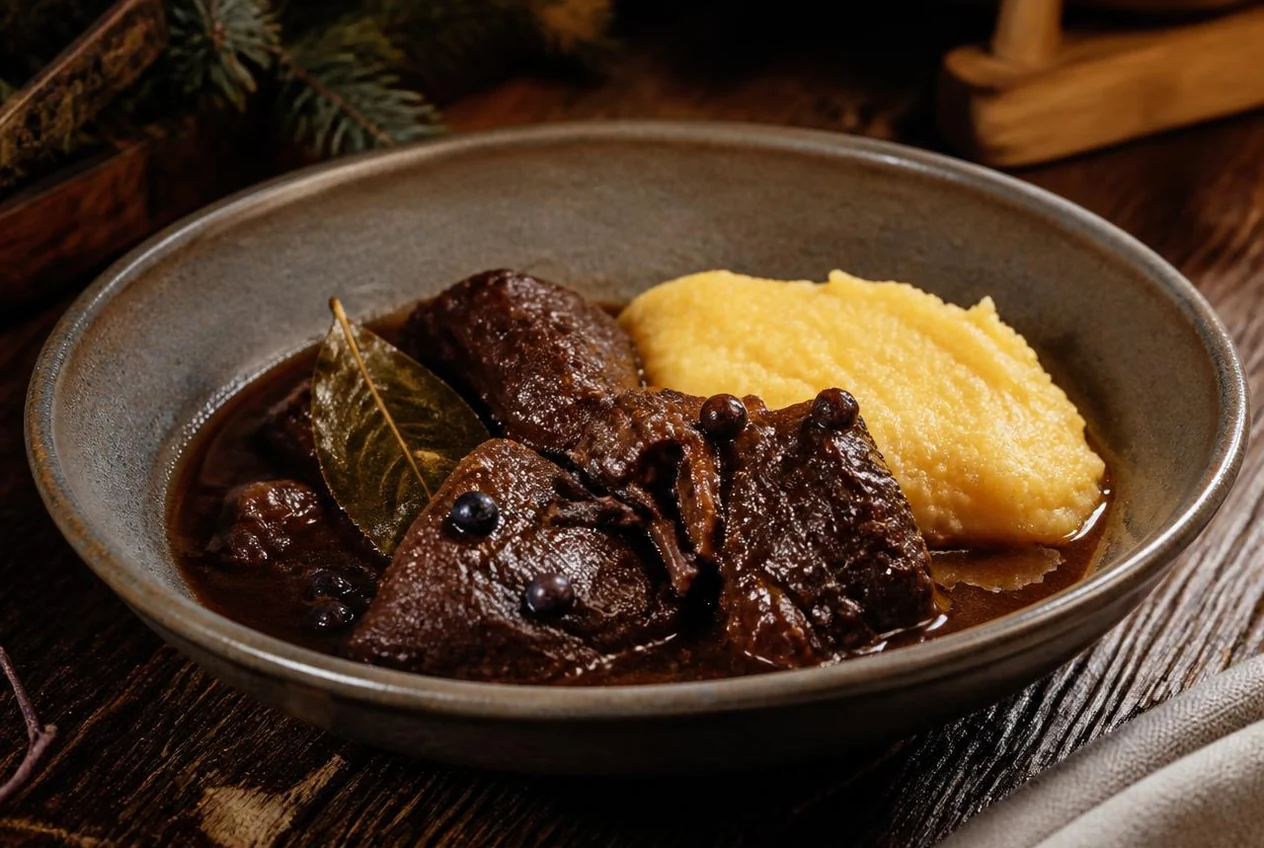 Capriolo in salmì trentino — Secondi piatti