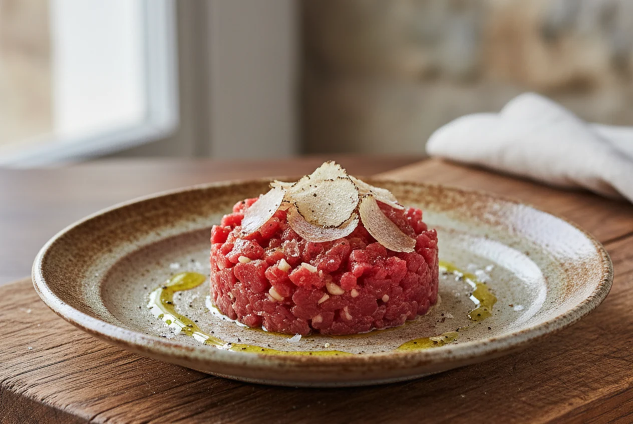 Carne cruda all'albese
