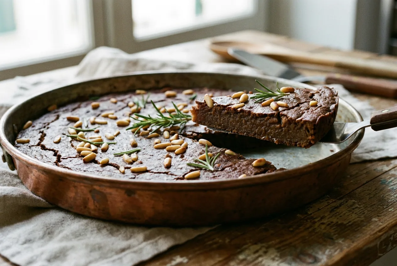 Castagnaccio ligure — Dolci