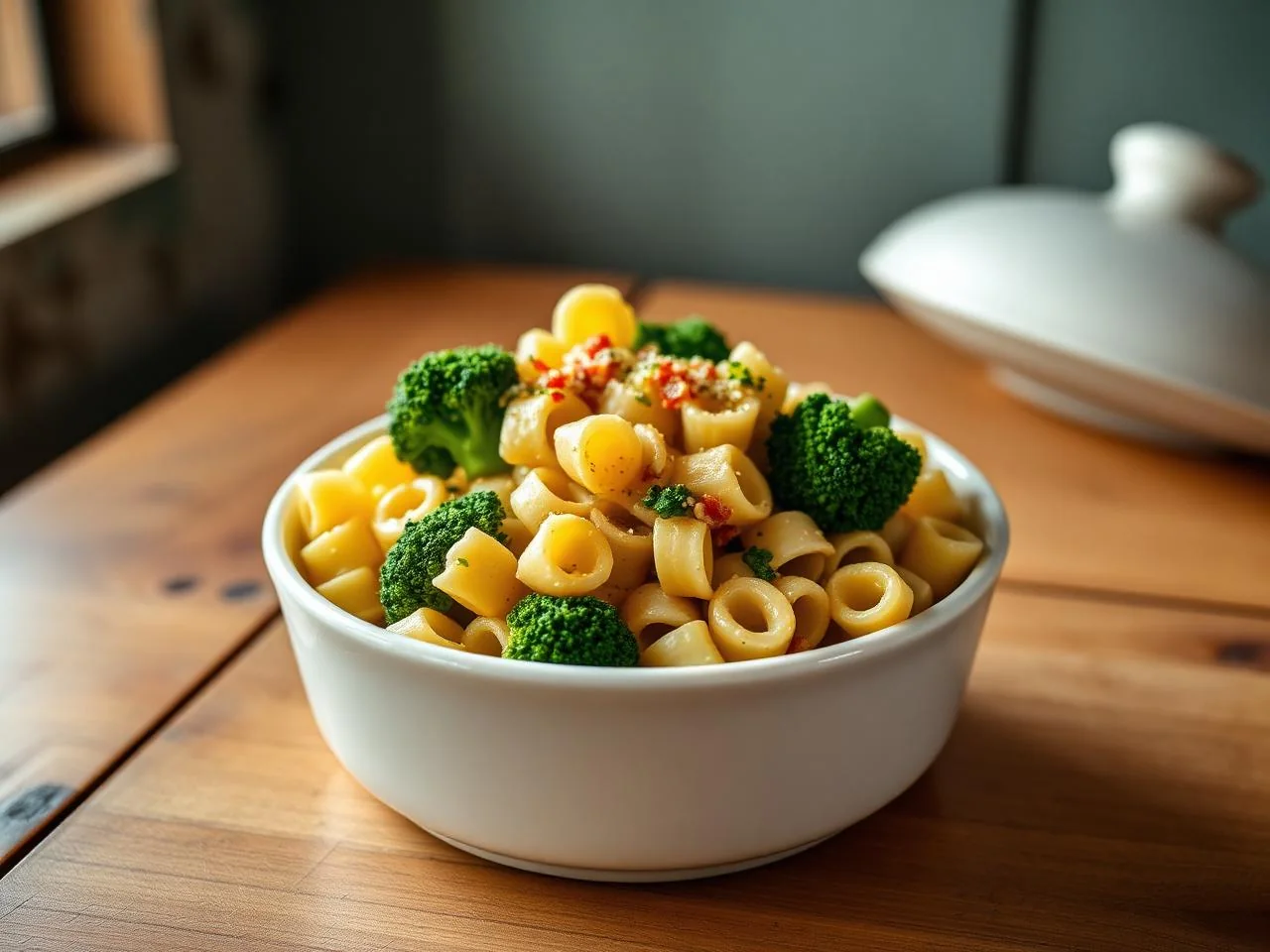 Cavatelli pugliesi con broccoli stufati e mollica di pane croccante