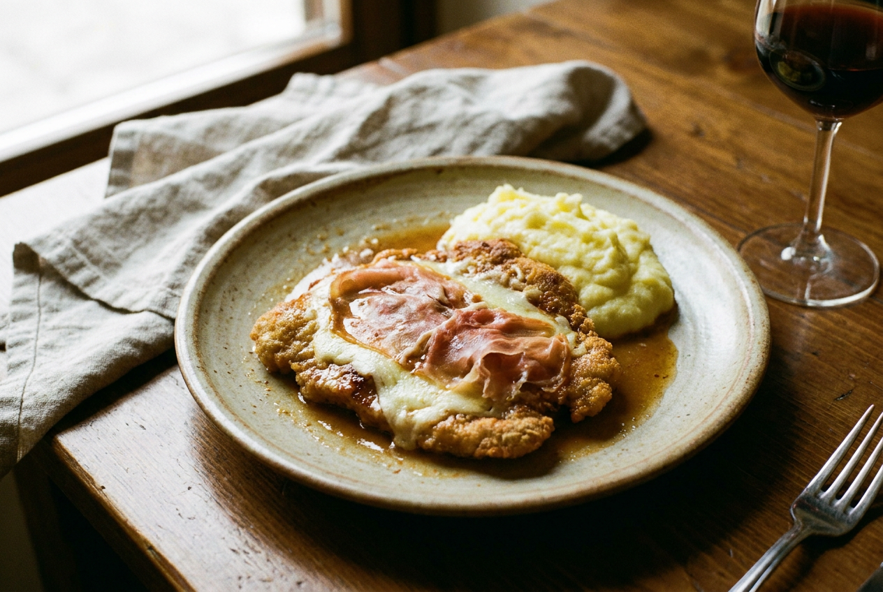 Cotoletta alla bolognese (petroniana) — Secondi piatti