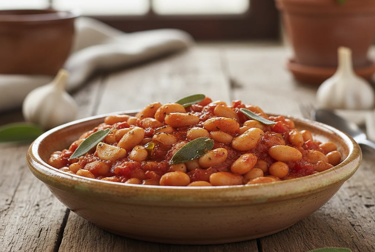 Fagioli all'uccelletto — Contorni