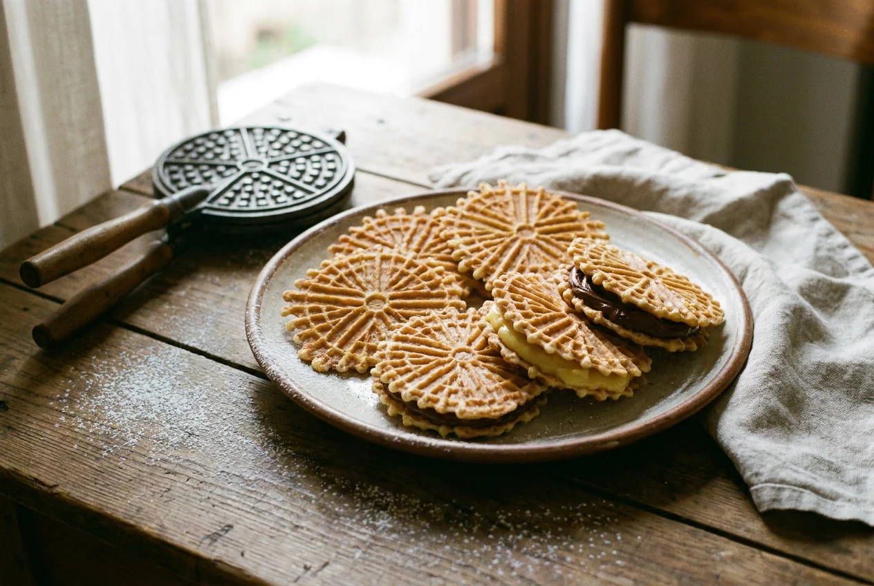Ferratelle (pizzelle)