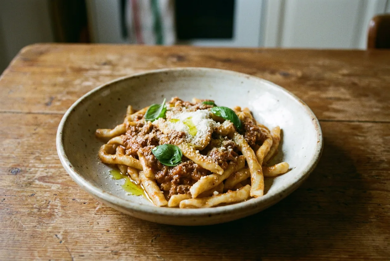Ferricelli (ferretti) lucani — Primi piatti