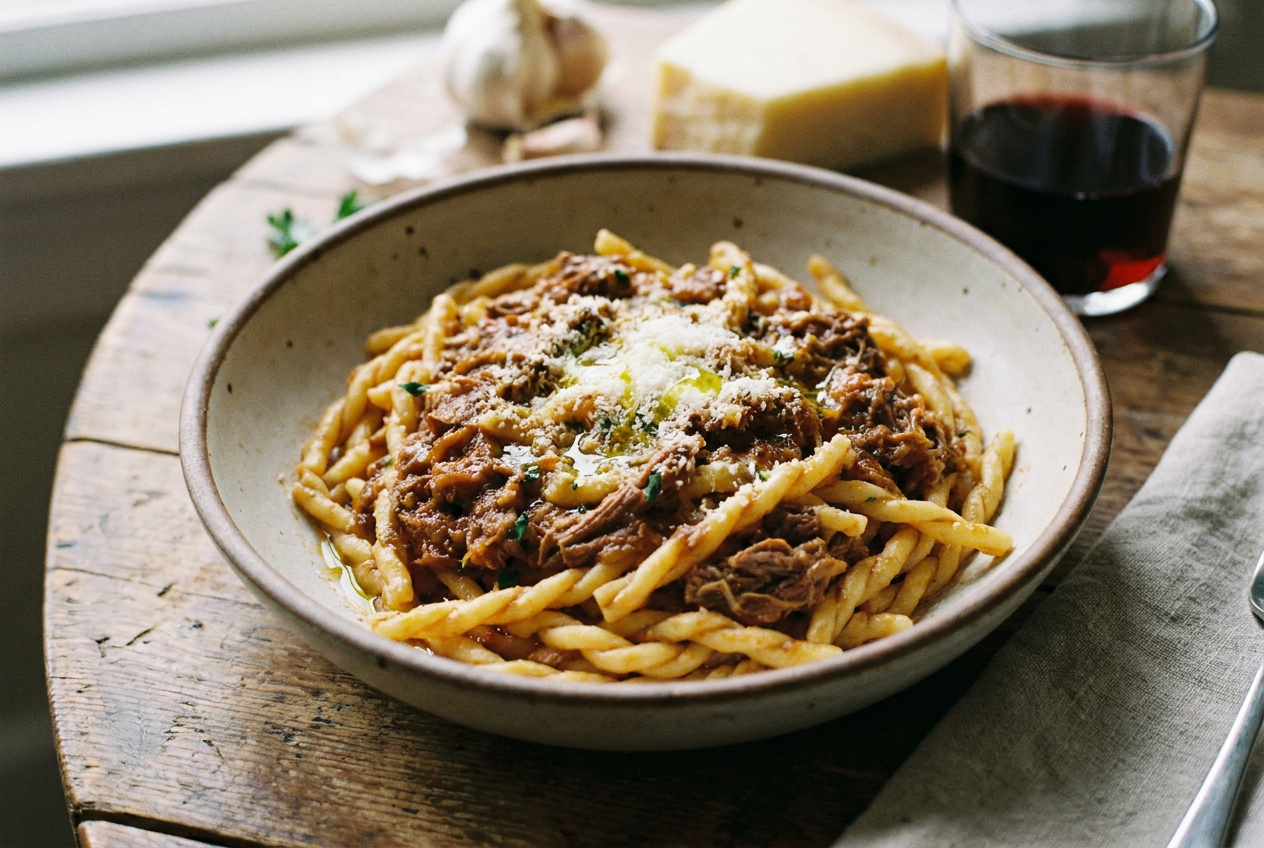 Fusilli al ferretto con ragù molisano