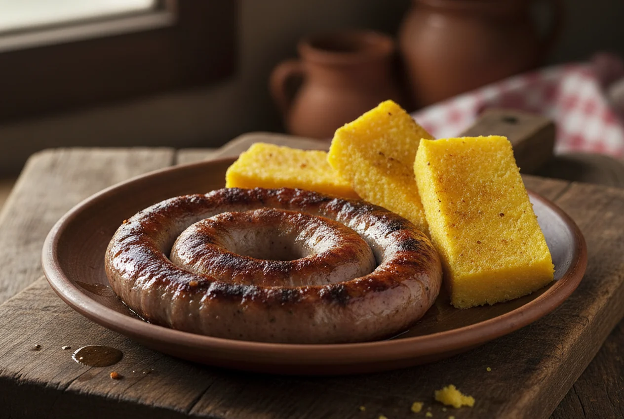 Luganega vicentina con polenta