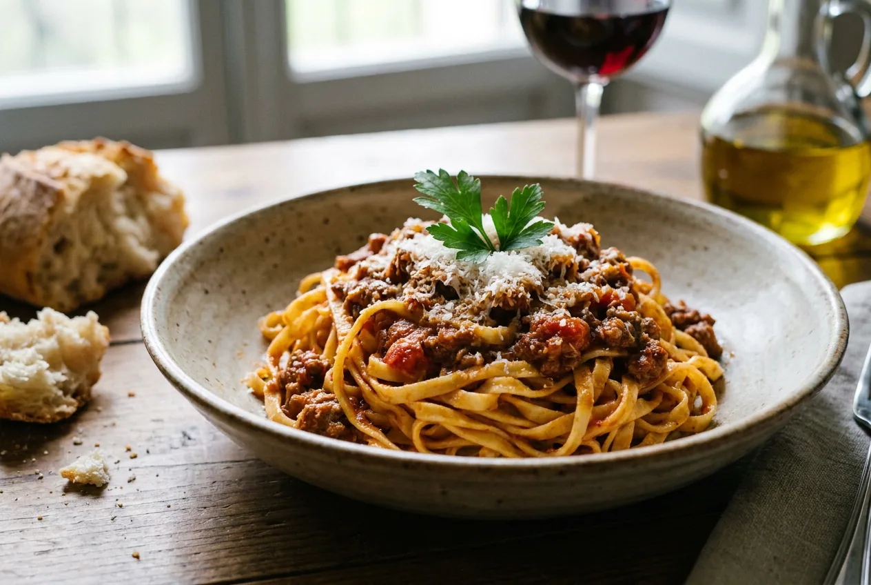 Maccheroncini di Campofilone IGP al ragù