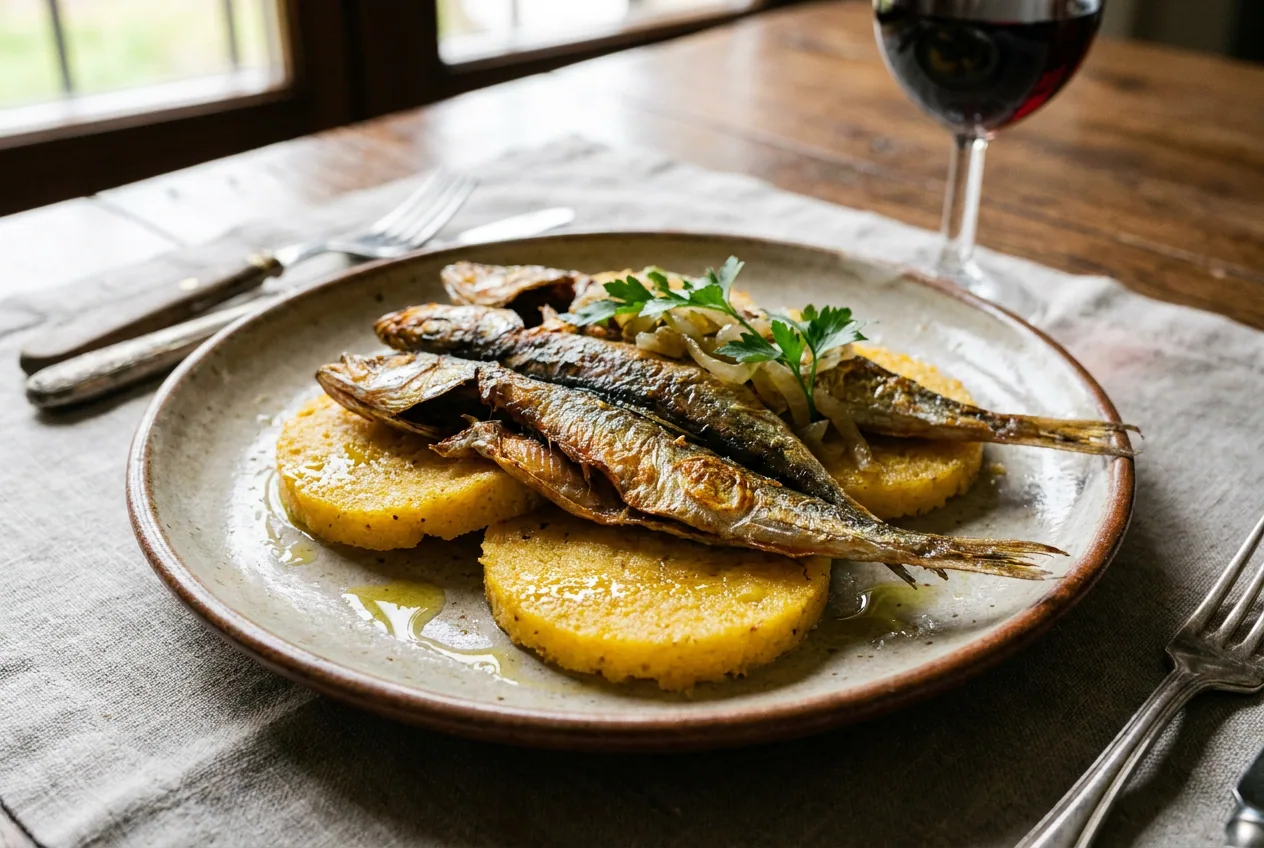 Missoltini con polenta