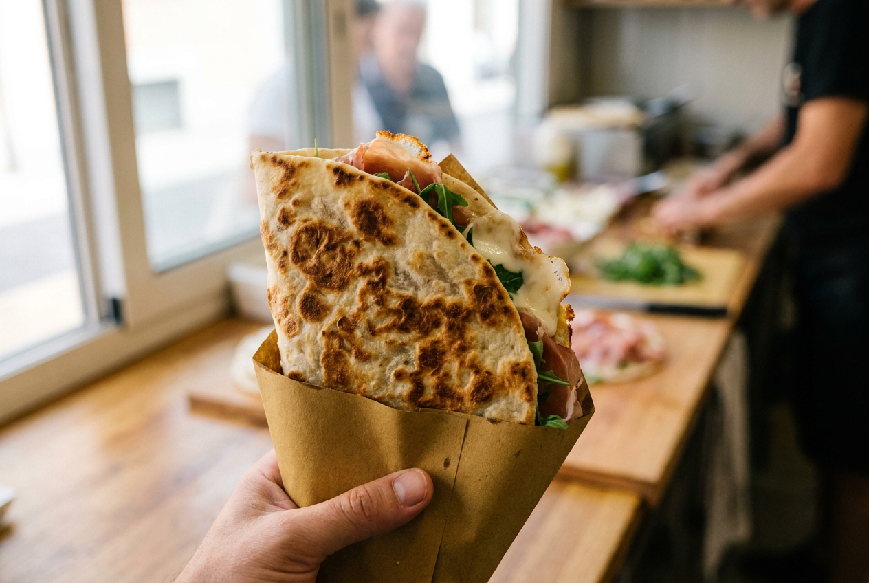 Piadina romagnola — Street food