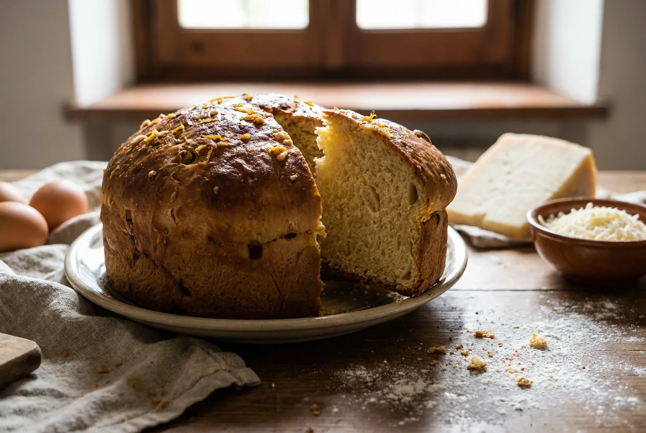 Pizza di Pasqua marchigiana — Dolci