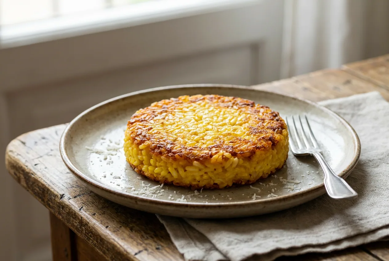 Risotto al salto — Primi piatti