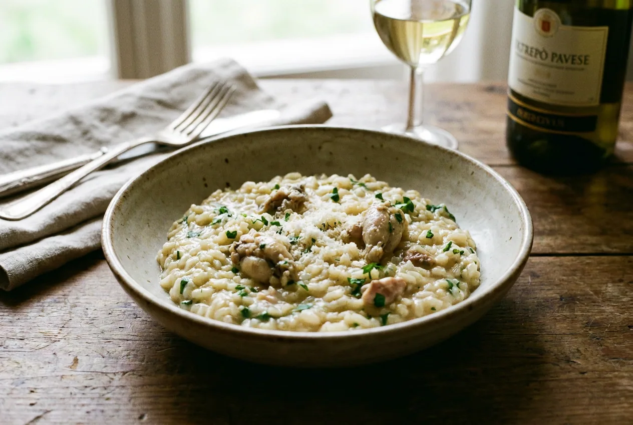 Risotto con le rane — Primi piatti