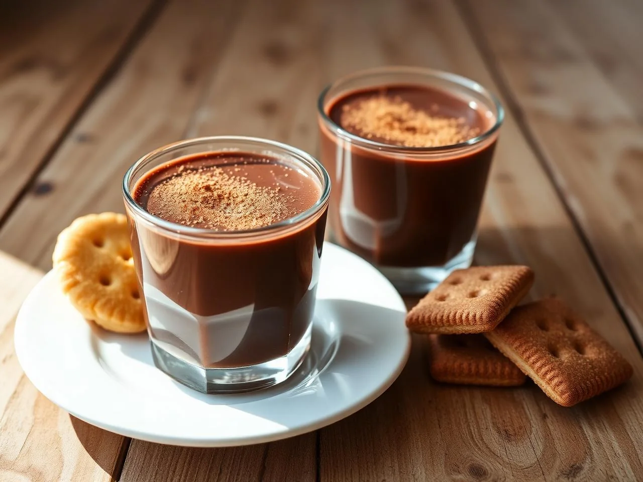 Sanguinaccio dolce napoletano al cioccolato con savoiardi