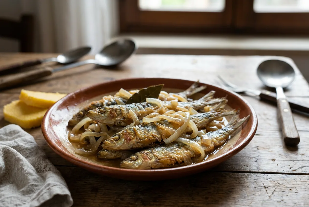 Sardoni barcolani in savor — Secondi piatti