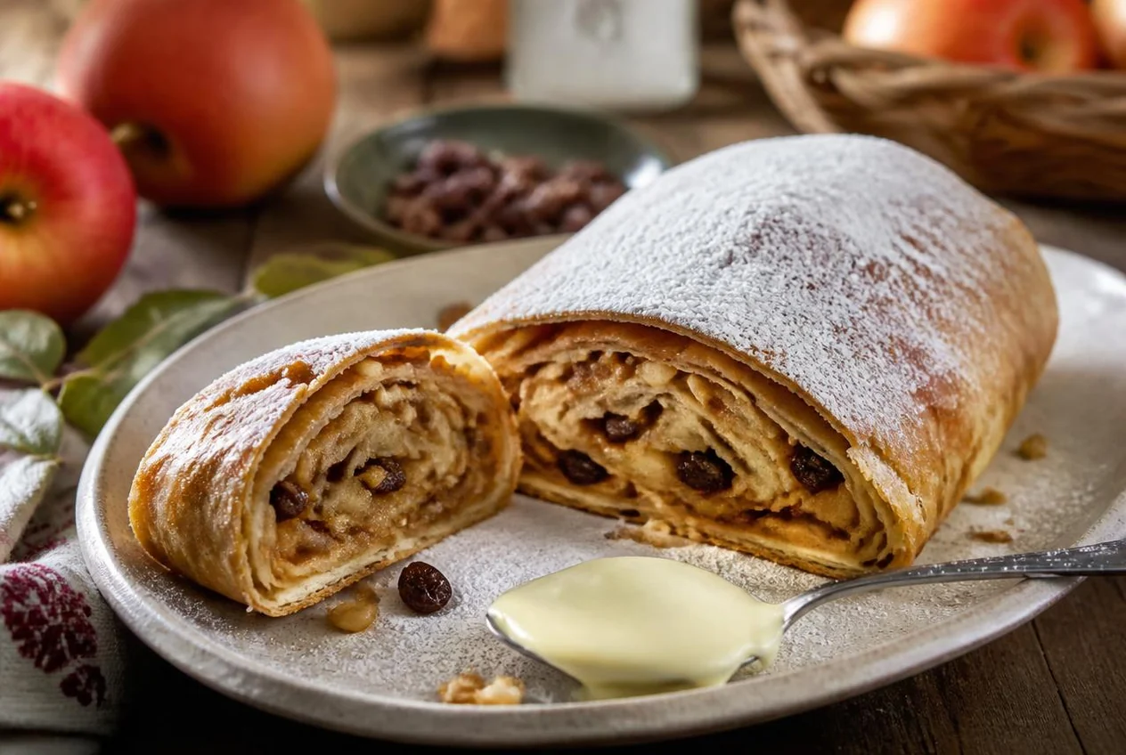 Strudel di mele altoatesino (Apfelstrudel) — Dolci