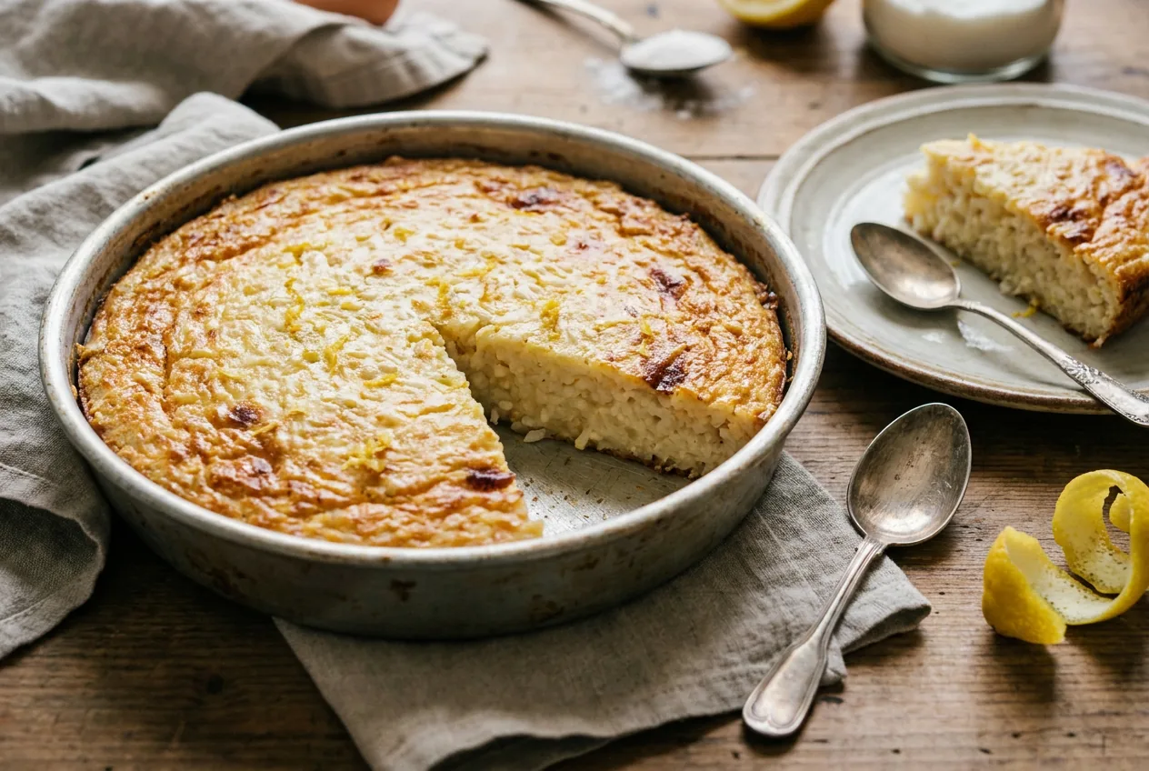 Torta di riso ligure — Dolci