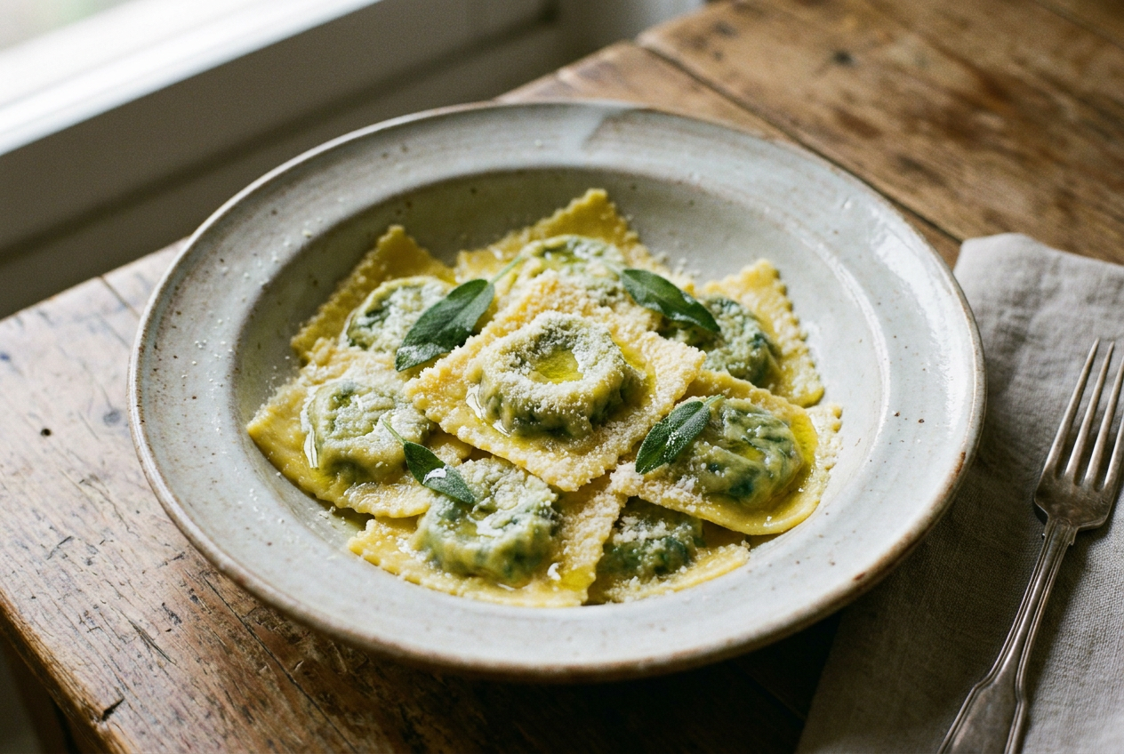 Tortelli d'erbetta alla parmigiana