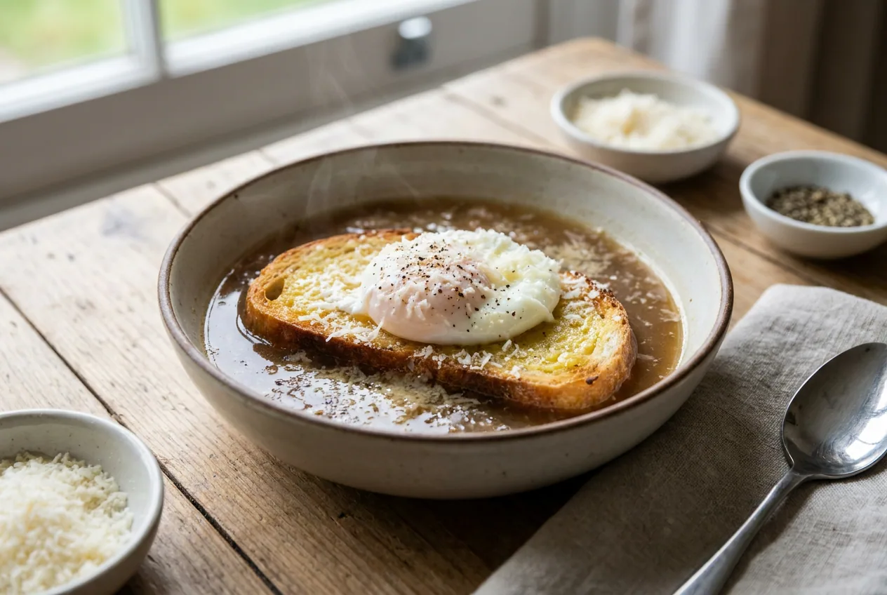 Zuppa alla pavese