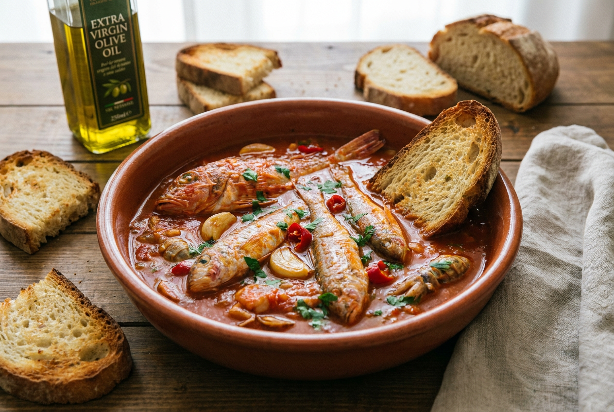 Zuppa di pesce alla termolese (u' bredétte)