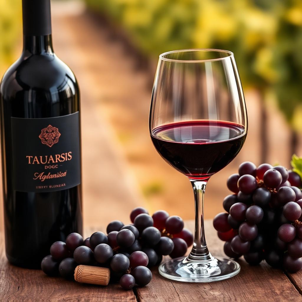 Bottiglia di Aglianico del Taburno DOCG