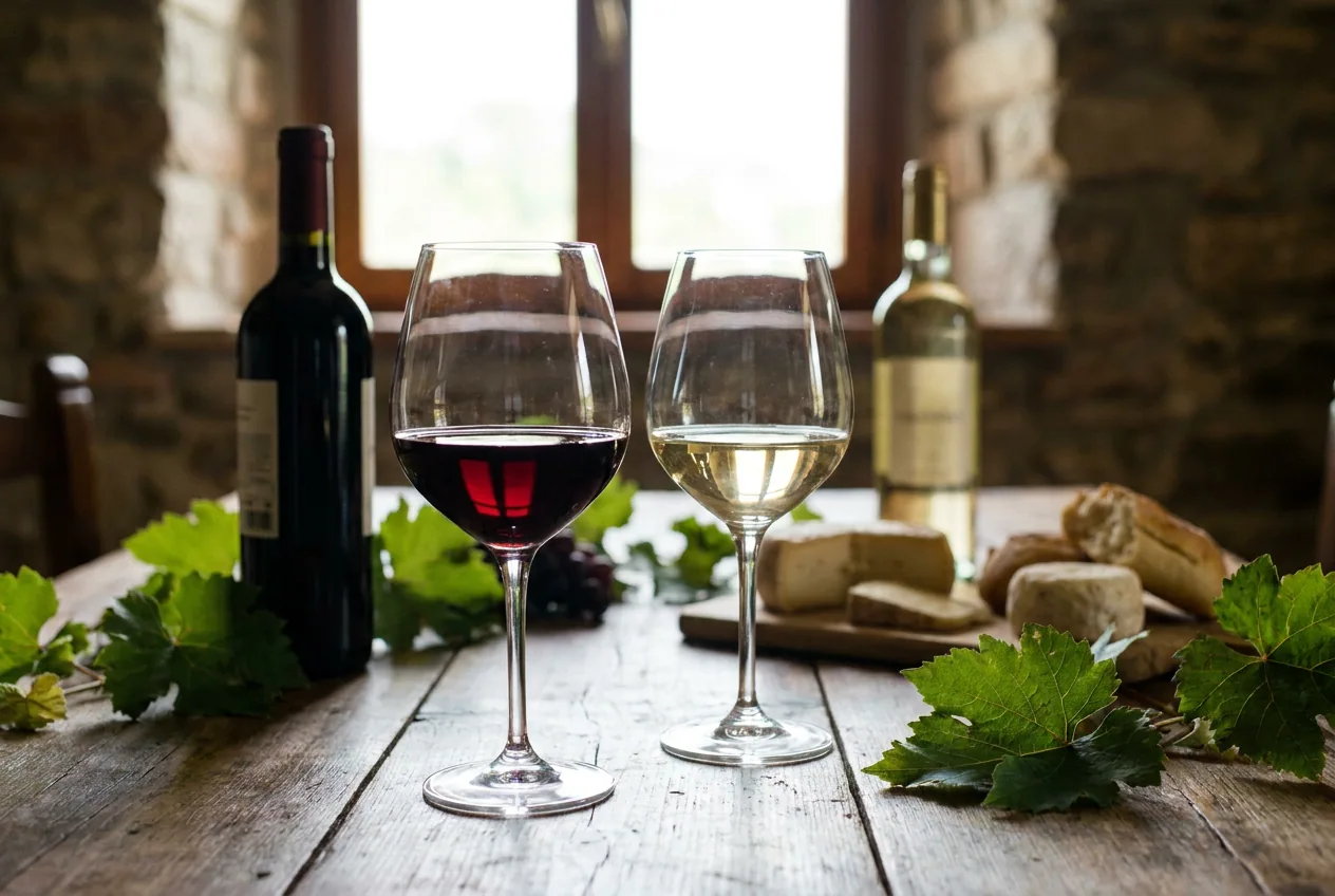 Calice di vino Capriano del Colle DOC