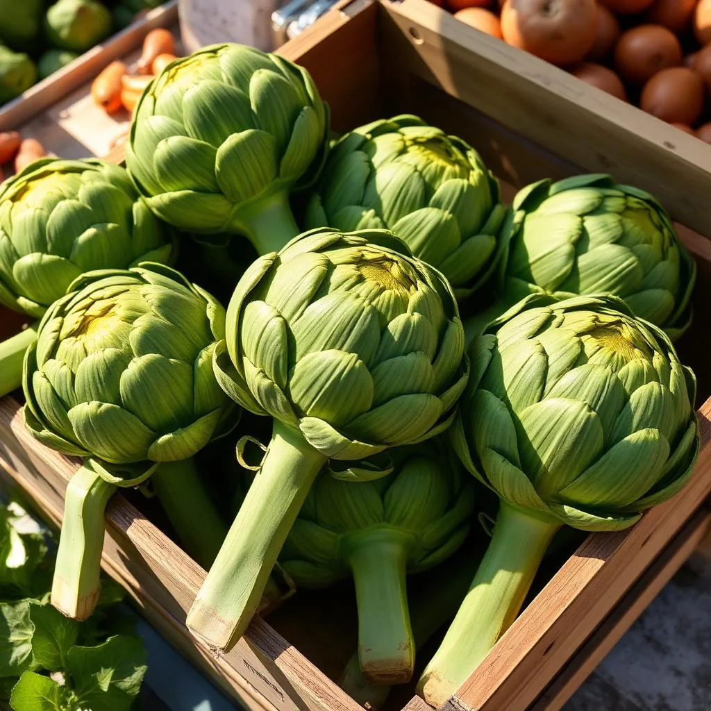 Carciofo Romanesco del Lazio IGP: mammola tonda senza spine con gambo