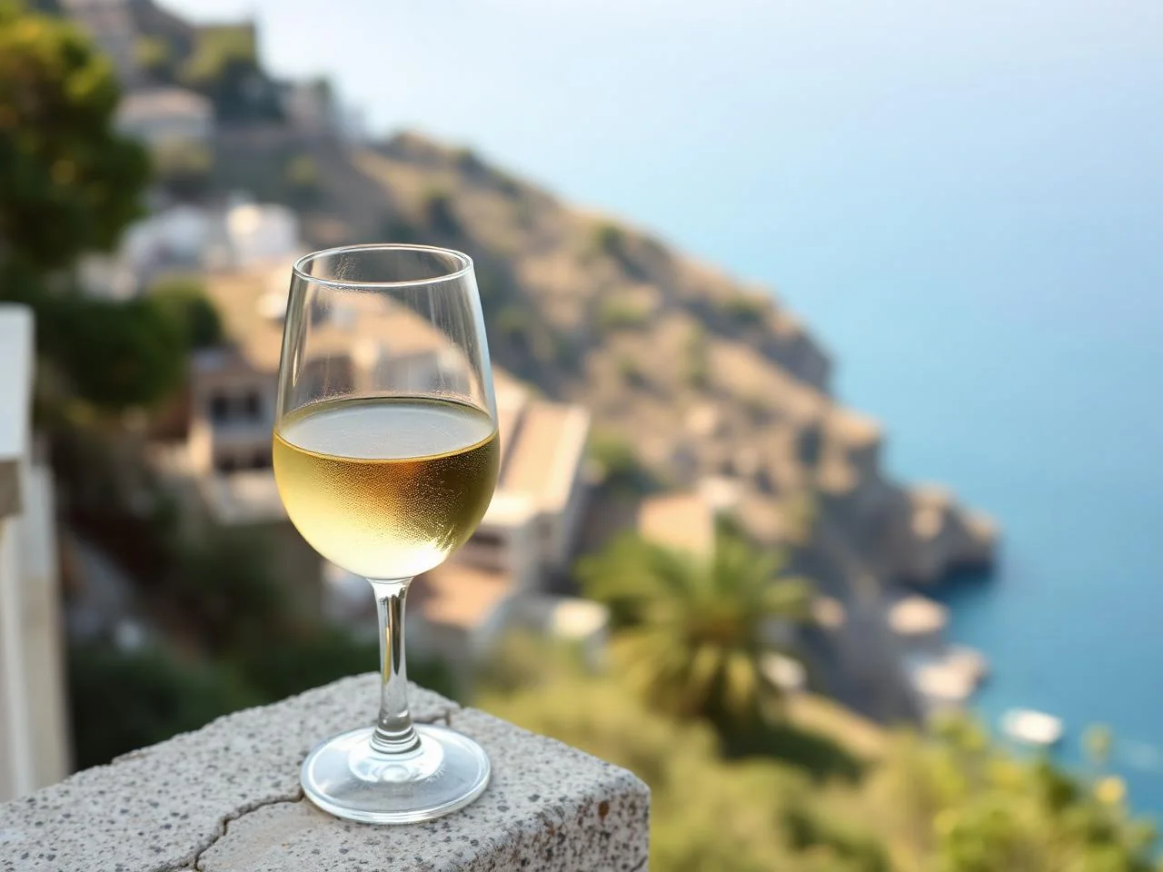 Bottiglia di Costa d'Amalfi DOC