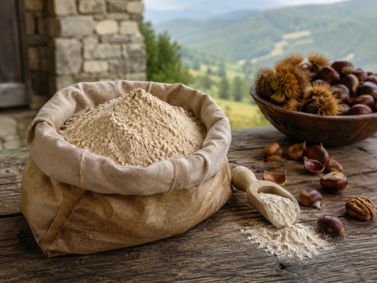Ciotola di Farina di Castagne della Lunigiana DOP