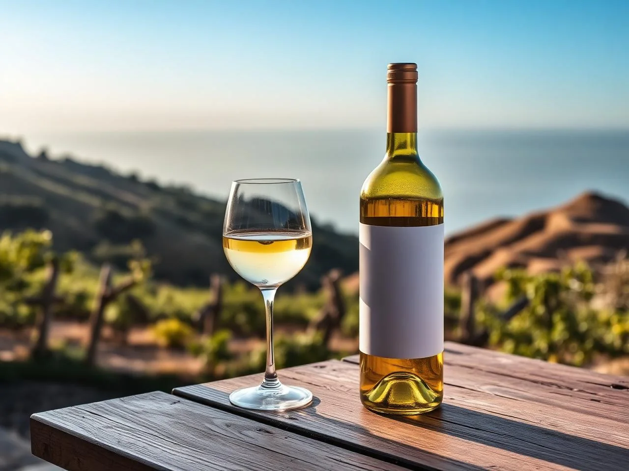 Bottiglia di Ischia DOC da vigneti terrazzati