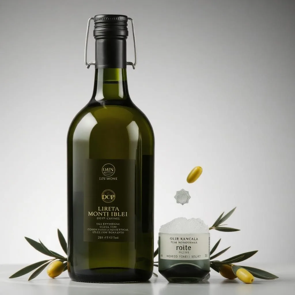 Olio EVO Monti Iblei DOP da olive Tonda Iblea, Moresca e Nocellara Etnea