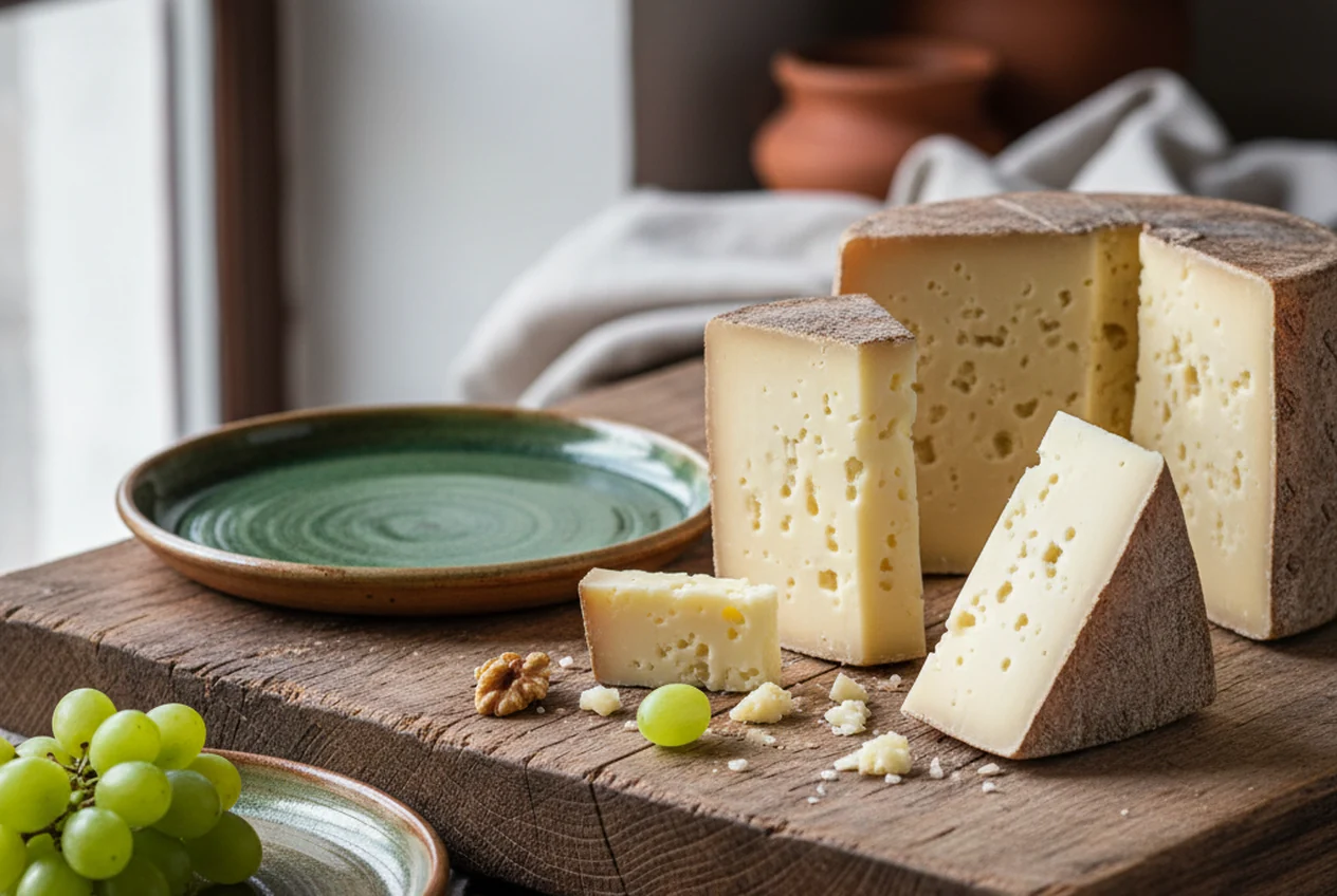 Forma di formaggio Ossolano DOP