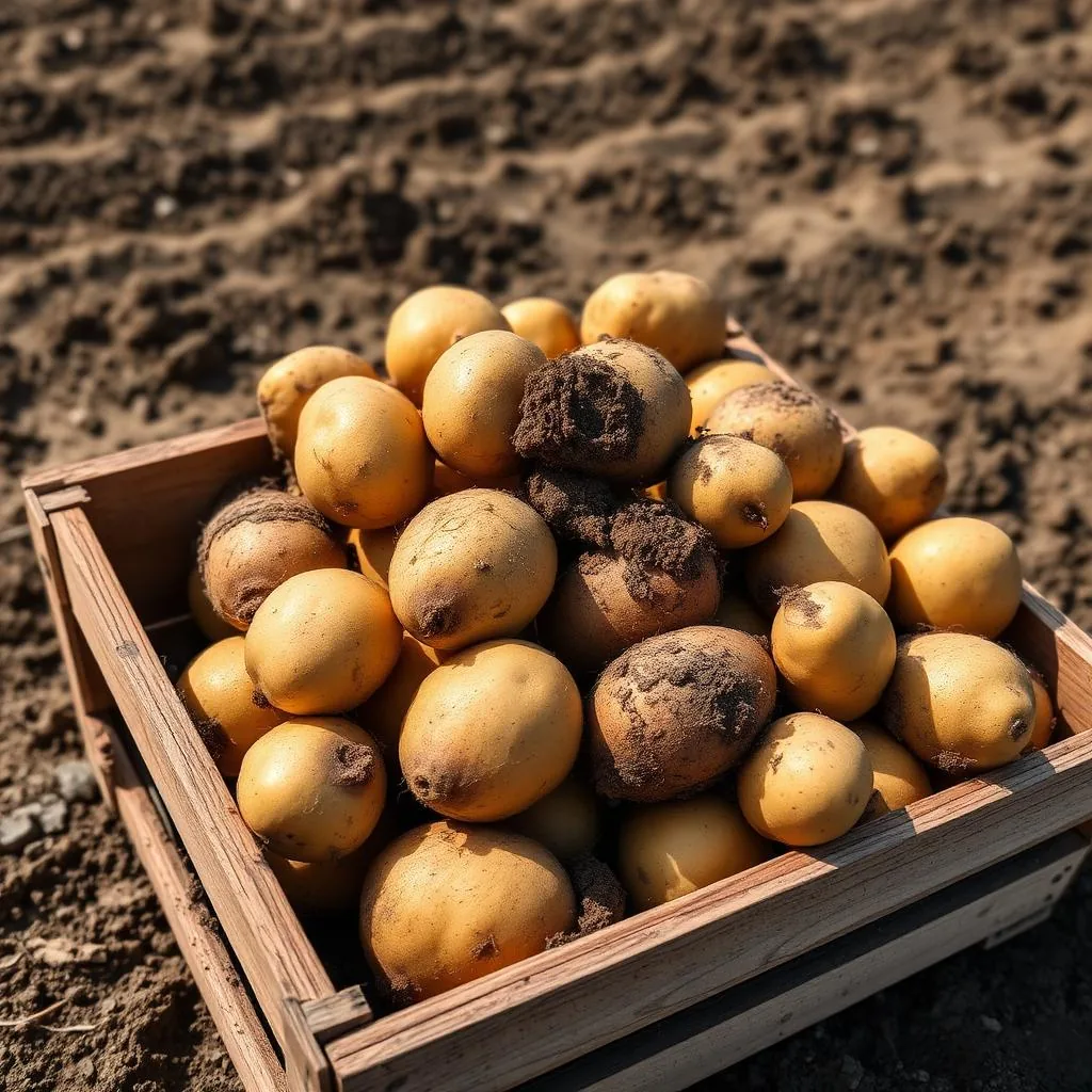 Patate dell'Alto Viterbese IGP a pasta gialla in cassetta di legno