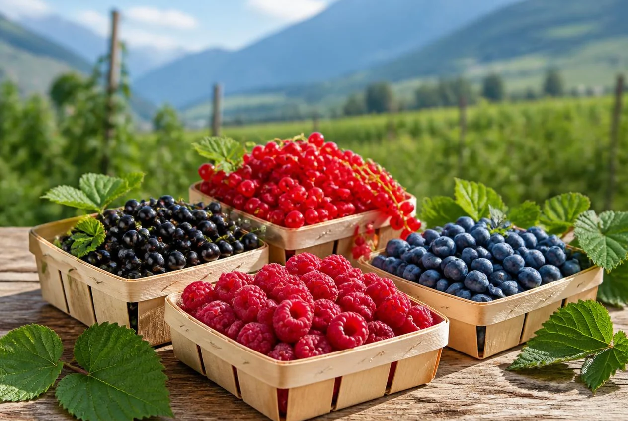 Piccoli frutti della Val di Non e Val Pusteria — Frutta e frutta secca