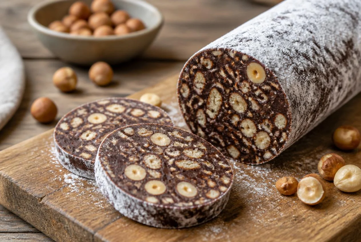 Salame al cioccolato di Norcia