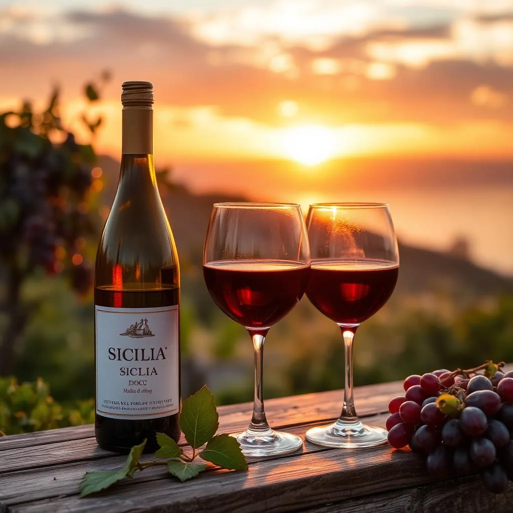 Sicilia DOC, vini regionali da vitigni autoctoni Nero d'Avola, Grillo e Frappato