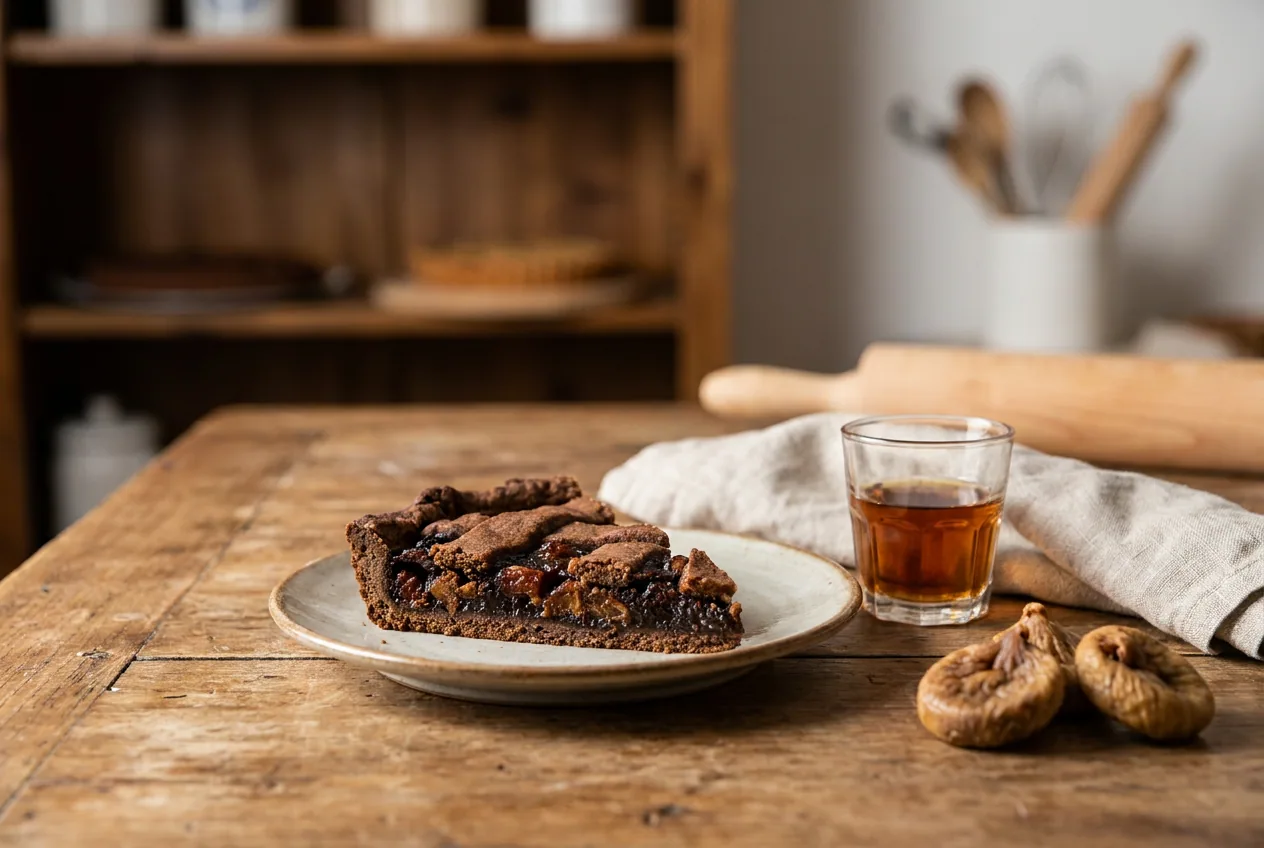Bicchierino di vino cotto marchigiano, vino da dessert ambrato